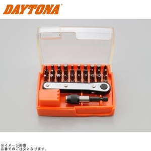 DAYTONA デイトナ 44319 ラチェットハンドル付ビットセット