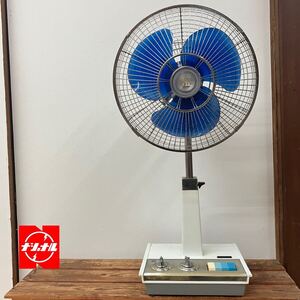 ④ 扇風機 NATIONAL/ナショナル ELECTRIC FAN 扇風機 F-30LH 昭和レトロ 当時物 レトロ家電 青羽根 アンティーク ヴィンテージ 1968年