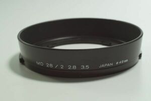 RBフ114【送料無料 外観 並品 使用可能】 New MD 28mm F2 F2.8 F3.5 MINOLTA ミノルタ レンズフード RBフ114