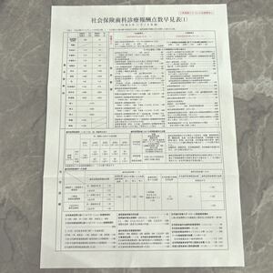 歯科　最新版　社会保険歯科診療報酬点数早見表(1)(3)(4) 令和6年12月1日実施