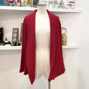 Old England/red/cardigan/knit/オールドイングランド/赤/カーディガン/ニット/36