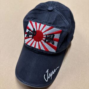 JAPAN ジャパン 帽子 キャップ CAP 黒 ブラック 神風 KAMIKAZE 日本 ニッポン カミカゼ 刺繍 ロゴ LOGO