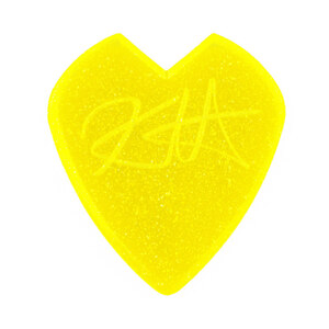 JIM DUNLOP ジムダンロップ 47RKH3NYS Kirk Hammett JAZZ III PICK YELLOW GLITTER ギターピック×12枚