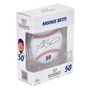 ムーキー・ベッツ Mookie Betts MLB PA Signables Baseball Sports Collectible Digitally Signed