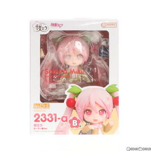 【中古】[FIG]B賞 ねんどろいど 桜ミク セーラー服Ver. グッスマくじ 桜ミク『2024』 フィギュア プライズ グッドスマイルカンパニー(61804