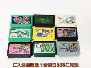 【1円】ファミコン ロックマン6 ファイナルファンタジーIII 等 ゲームソフト まとめ売り セット 未検品ジャンク FC E06-409rm/F3