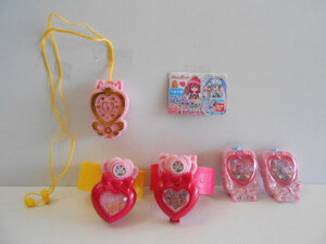 ♯Kcj12Jzハピネスチャージなりきりプリキュア全5種プリチェン光♂BANDAIバンダイ♀200円〓016068_c