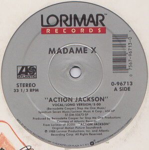 米12 Madame X Action Jackson 096713 Lorimar Records, Atlantic /00250