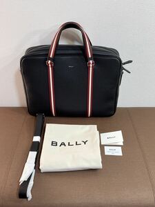 【新品未使用品】BALLY ストライプディテール ブリーフケース