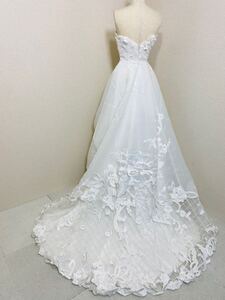 【極美品】YUMI KATSURA ウエディングドレス 桂由美 結婚式 白 ホワイト ブライダル 11号