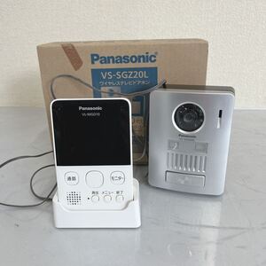 @64 Panasonic パナソニック ワイヤレステレビドアホン VS-SGZ20L 通電確認済み