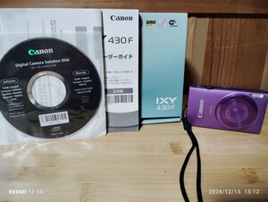 箱付き 説明書付き Canon IXY 430F パープル PC1881 デジタル