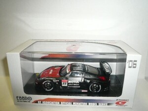 ☆1/43 EBBRO SUPER GT 500 MOTUL AUTECH Z TEST CAR No.22 黒