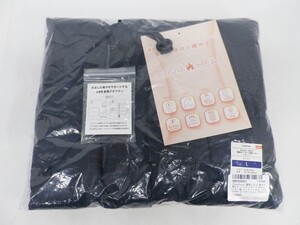 25●a287☆未使用品　DUERFUSA　SUGU HEAT　電熱ヒーター内蔵ベスト　女性用　Lサイズ　ネイビー　バッテリー付き　現状渡し