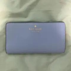 kate spade ブルー　二つ折り財布