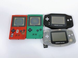 #35/AZ361★【現状品】任天堂　GAMEBOYポケット　アドバンス　画面やけ　液漏れ　サビ　動作不可品　まとめ売り　 ジャンク