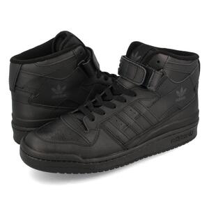 26.5㎝ アディダス フォーラム ミッド 黒 GV9767 adidas FORUM MID トリプルブラック オールブラック 真っ黒