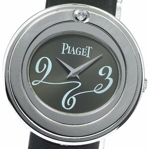 ピアジェ PIAGET P10275 ポセション K18WG 1Pダイヤ クォーツ レディース 保証書付き_765193【ev15】