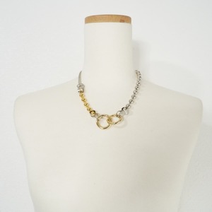 Ameri アメリヴィンテージ Bijou R.I ビジューアールアイ Huge Ball Chain Necklace ボールチェーンネックレス シルバーゴールド