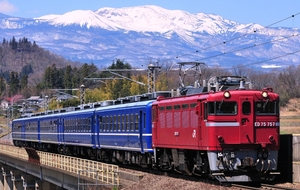 鉄道 デジ 写真 画像 ED75+12系 東北本線 花めぐり号 1