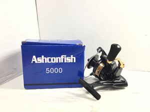 [K-2025]美品 Ashconfish AF5000 スピニングリール★フィッシング 釣り道具 リール☆売り切り 1円スタート!!