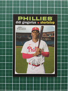 ★TOPPS MLB 2020 HERITAGE HIGH NUMBER #563 DIDI GREGORIUS［PHILADELPHIA PHILLIES］ベースカード 20★