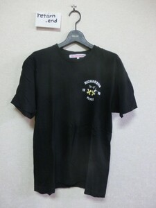 Richardson Tシャツ 4 ブラック P.H.P.N.C プリント Uネック リチャードソン