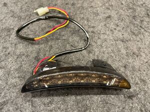 中古品 汎用 LEDテールランプ 検HONDAYAMAHASUZUKIKAWASAKIホンダヤマハスズキカワサキアメリカンミニモトテールカウルレンズランプ