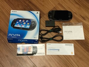 SONY PlayStation Vita クリスタルブラック 完品