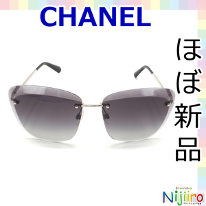 【極美品】シャネル　CHANEL サングラス　眼鏡　メガネ パープル　グレー　レンズ ココマーク