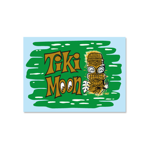 送料110円　Tiki MOON ステッカー [DM211]　MOONEYES