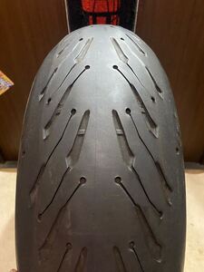 中古MCタイヤ 2021年製造 MICHELIN 2CT+ ROAD5 190/50ZR17 ミシュラン ロード5 190 50 17 0321 M3533