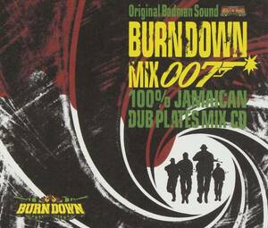 100% JAMAICAN DUB PLATES MIX CD BURN DOWN MIX 7 BURN DOWN feat.V.A 輸入盤CD