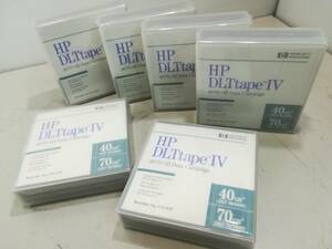 新品 HP C5141F DLTtape IV 40/70 GB データ カートリッジ 6個セット テープ カセット テープドライブ DLT 40GB 70GB 40g 70g 保存媒体 HDD