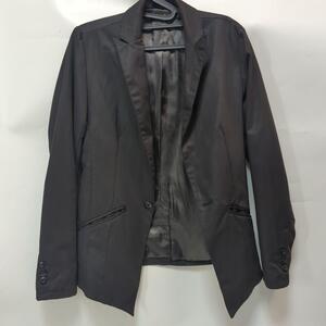 メンズ ジャケット テーラード 黑 シルバー シヴァーライズ CIVARIZE