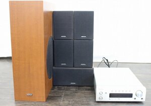 【行董】DENON デノン ホームシアターシステム アンプ スピーカー ☆動作確認済み☆ AVC-M380 SC-CM380 オーディオ機器 DS771ABY34