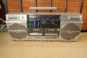 31-54　シャープ　THE SEARCHER -WF GF-757 ステレオラジカセ　ラジオカセットデッキ　レトロ