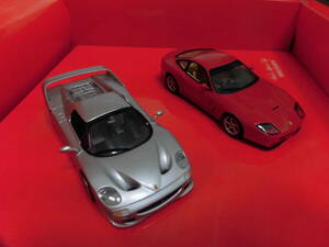 1/43 フェラーリ セット 赤 ギフトボックス F50 銀 & 550マラネロ 赤 RIPA 特注品 絶版品 レア
