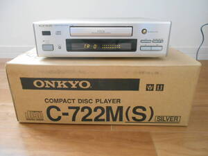  オンキョー（ＯＮＫＹＯ）　ＣＤプレイヤー　Ｃ－７２２Ｍ　【トレイ稼働不良】