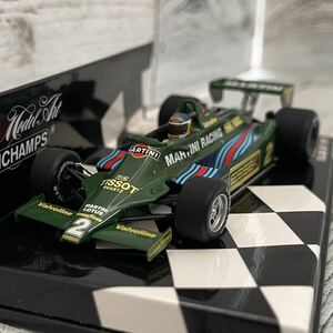 1円スタート MINICHAMPS 1/43 LOTUS FORD 79 No2 #2 C.REUTEMANN ITALIAN GP 1979 ミニチャンプス ロータス フォード ロイテマン イタリア