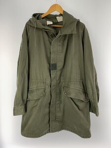 FRENCH MILITARY◆モッズコート/-/コットン/KHK/無地