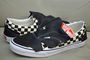 新品未使用 VANS バンズ Era Origami エラ オリガミ チェッカー柄 レザー VN0A4TZWQXH ブラック ホワイト 9,900円 US9.5 27.5センチ