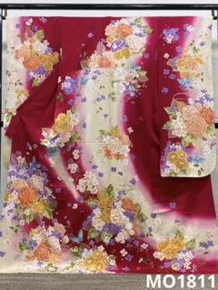 振袖 豪華 刺繍 金彩 銀彩 紋意匠 身丈168cm