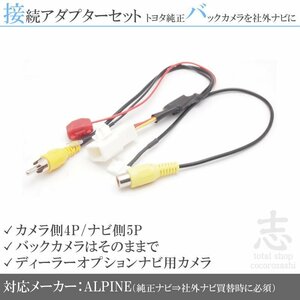 トヨタ イクリプス ダイハツ 純正バックカメラ を EX9 EX8 EX10 ナビ 出力変換 接続 RCA set