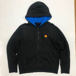 美品 MONCLER ZIP UP CARDIGAN モンクレール ジップアップパーカー Lサイズ フード スウェット パーカー 国内正規品 モンクレールジャパン