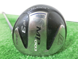 ♪MIZUNO ミズノ MP-003 3W フェアウェイウッド 15°/純正 シャフト QUAD 6 FLEX-SR G8344♪