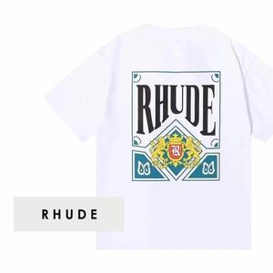 rhude ルード　シガレット　Tシャツ　tee BADHOP ホワイト