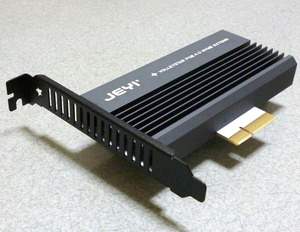 【MacPro最強最速化計画 NO.4 M.2/SSD】MacPro用 M.2/SSD/256GB(SM951AHCI)&PCIe大型ヒートシンク付ボード(起動ディスク動作確認済)