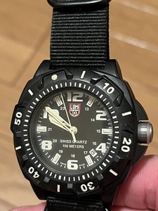 稼働品 ルミノックス LUMINOX シリーズ0200 SERIES 0200 クォーツ 腕時計 ブラック 黒 100m 200 NATOベルト ナイロンベルト