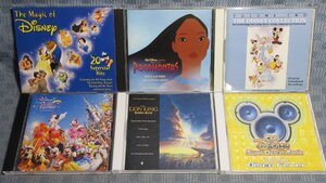 JA887●東京ディズニーランド、ディズニー映画サントラ など ディズニー関係のCD6点セット